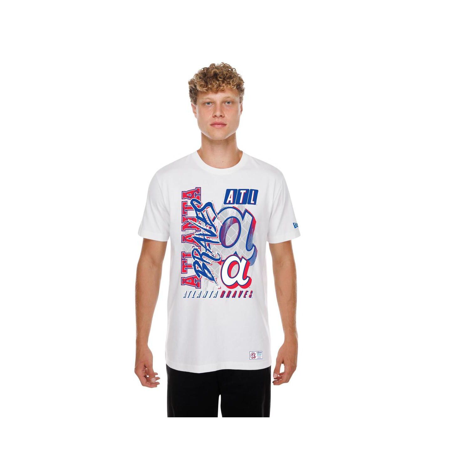 Мужская футболка New Era White Atlanta Braves 2026 City Connect Photo Real — фото 1