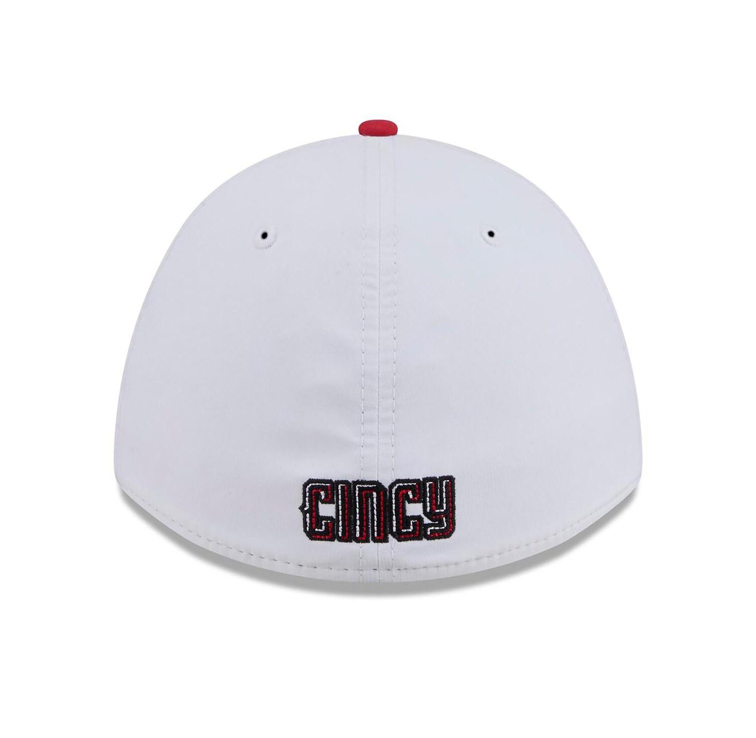 Men's Black/Red Cincinnati Reds 2026 City Connect M-Crown A-Frame 39THIRTY Flex Hat