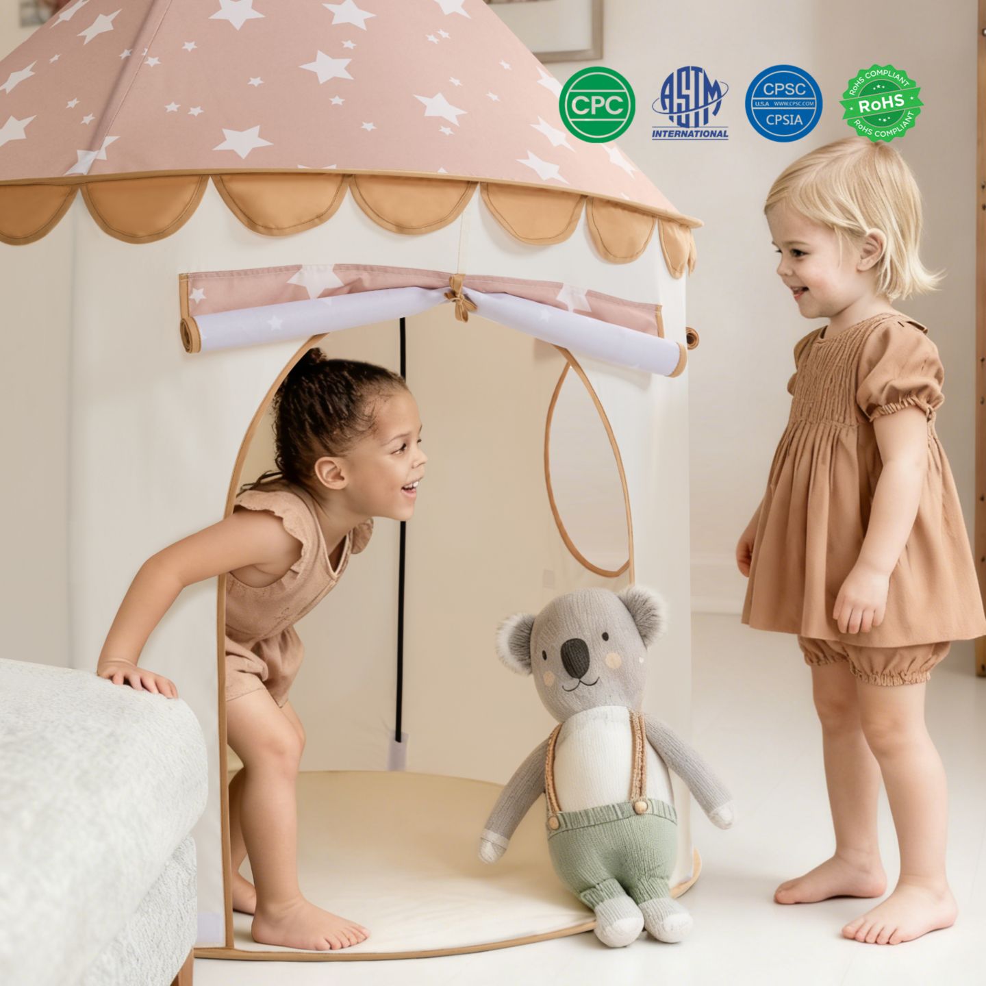 Детская игрушка Tiny Land Starry Indoor Play Tent, Ages 2+ — фото 4
