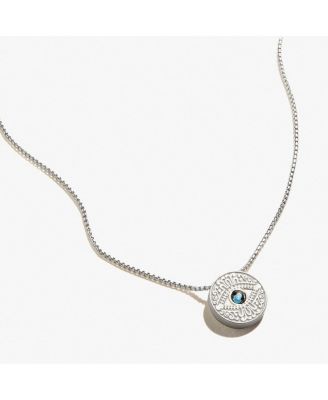 Evil Eye Crystal Charm Necklace