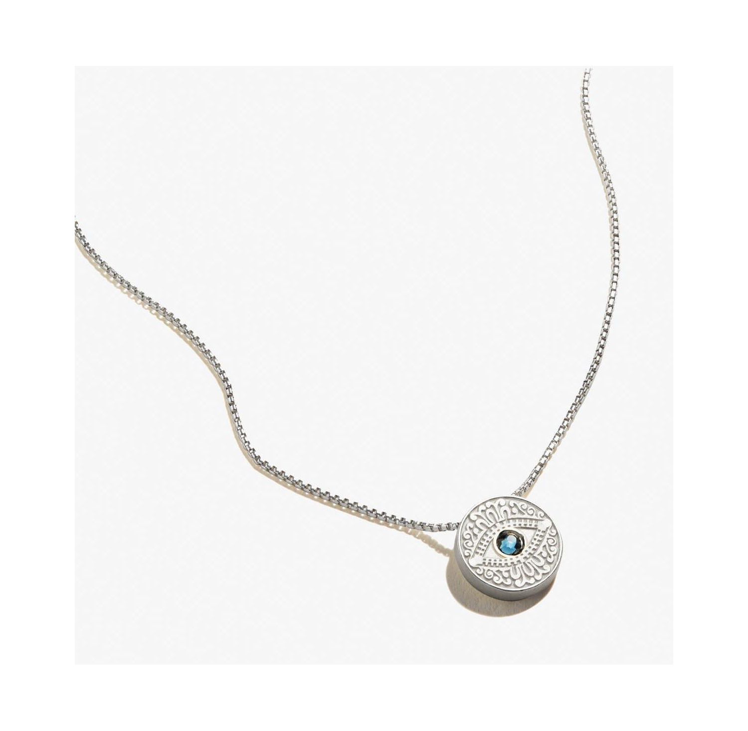 Evil Eye Crystal Charm Necklace