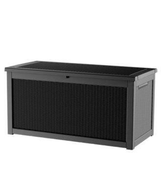 260 Gallon Extra Large Waterproof Resin Outdoor Storage Deck Box