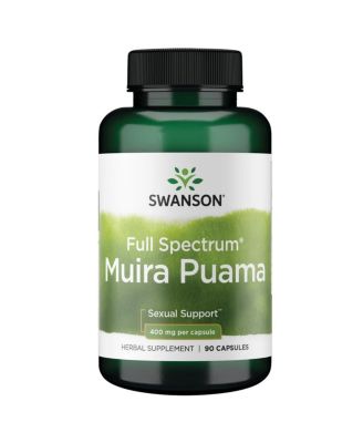 Muira Puama Root Sexual Health Virility Boost Support Men's Women's Supplement 400 mg 90 Capsules