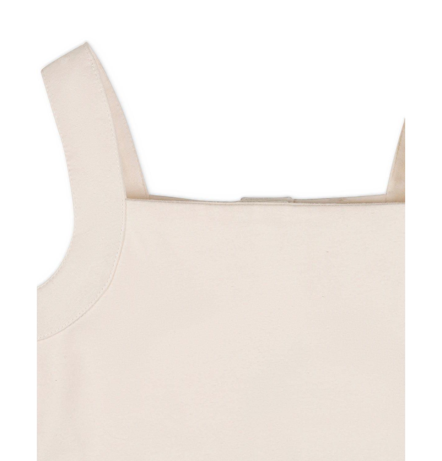 Платье Hope & Henry Organic Knit Tank Sundress with Flounce для девочек, цвет: Натуральный — фото 2