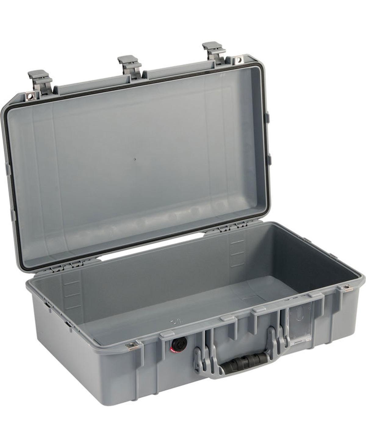 Pelican 1555 Air Carry-On Case, No Foam, Silver