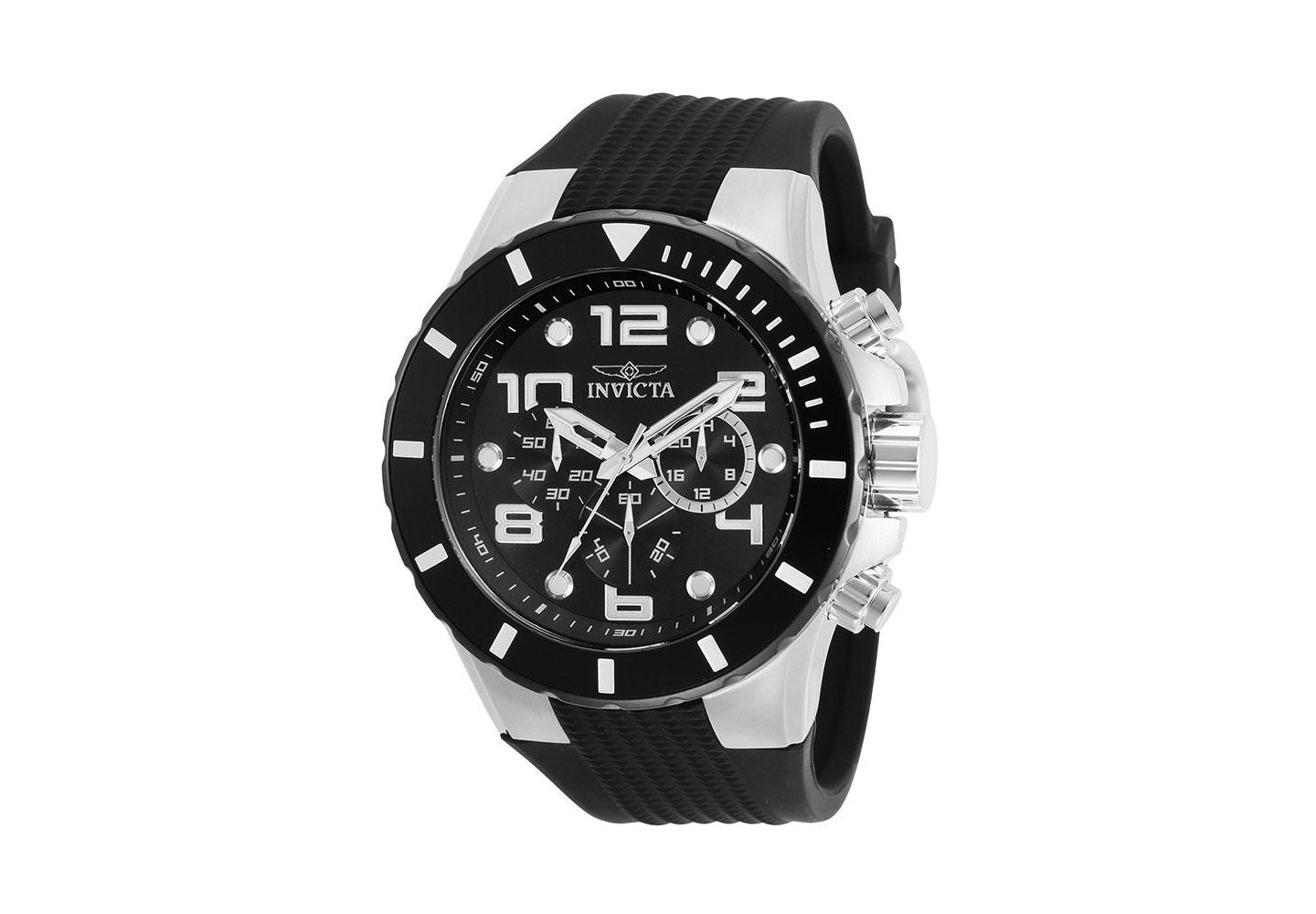 Мужские часы Invicta 30776 Pro Diver Quartz 3 Hand Dial, цвет: Чёрный — фото 3