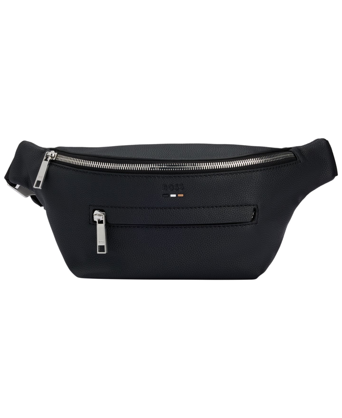 Мужская сумка BOSS Ray Zip Top Belt, цвет: Чёрный — фото 1