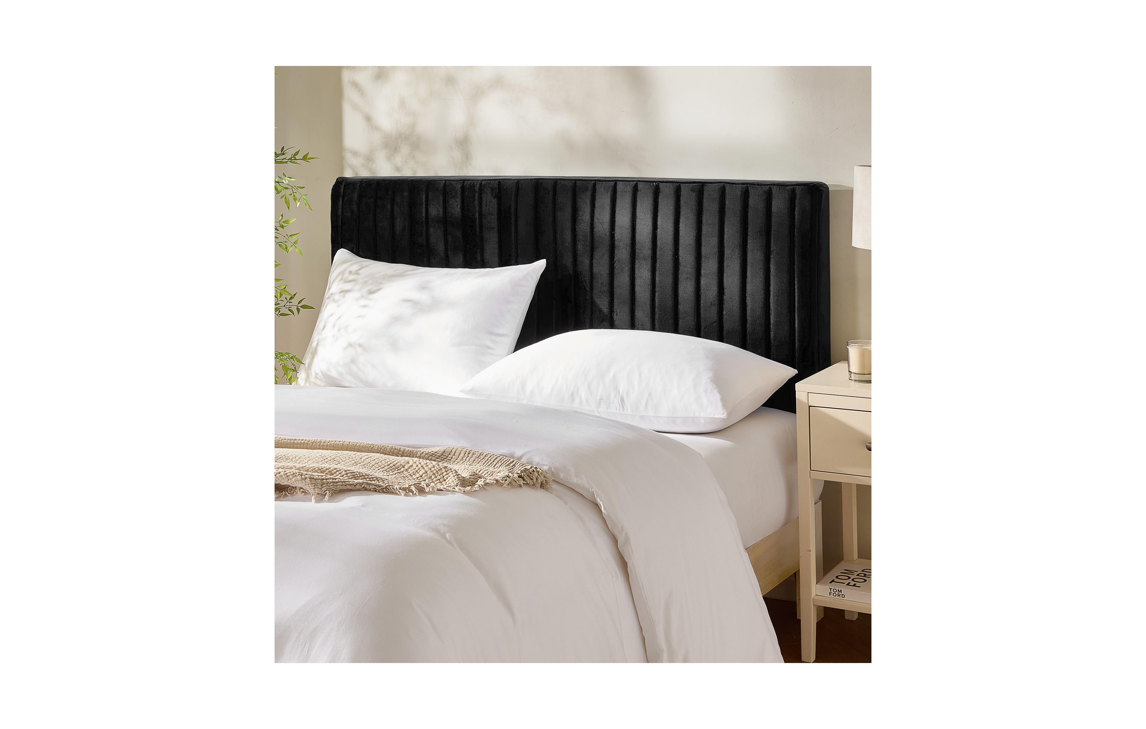 Nestl Velvet Headboard, wall mounted, peel and stick, easy assemble