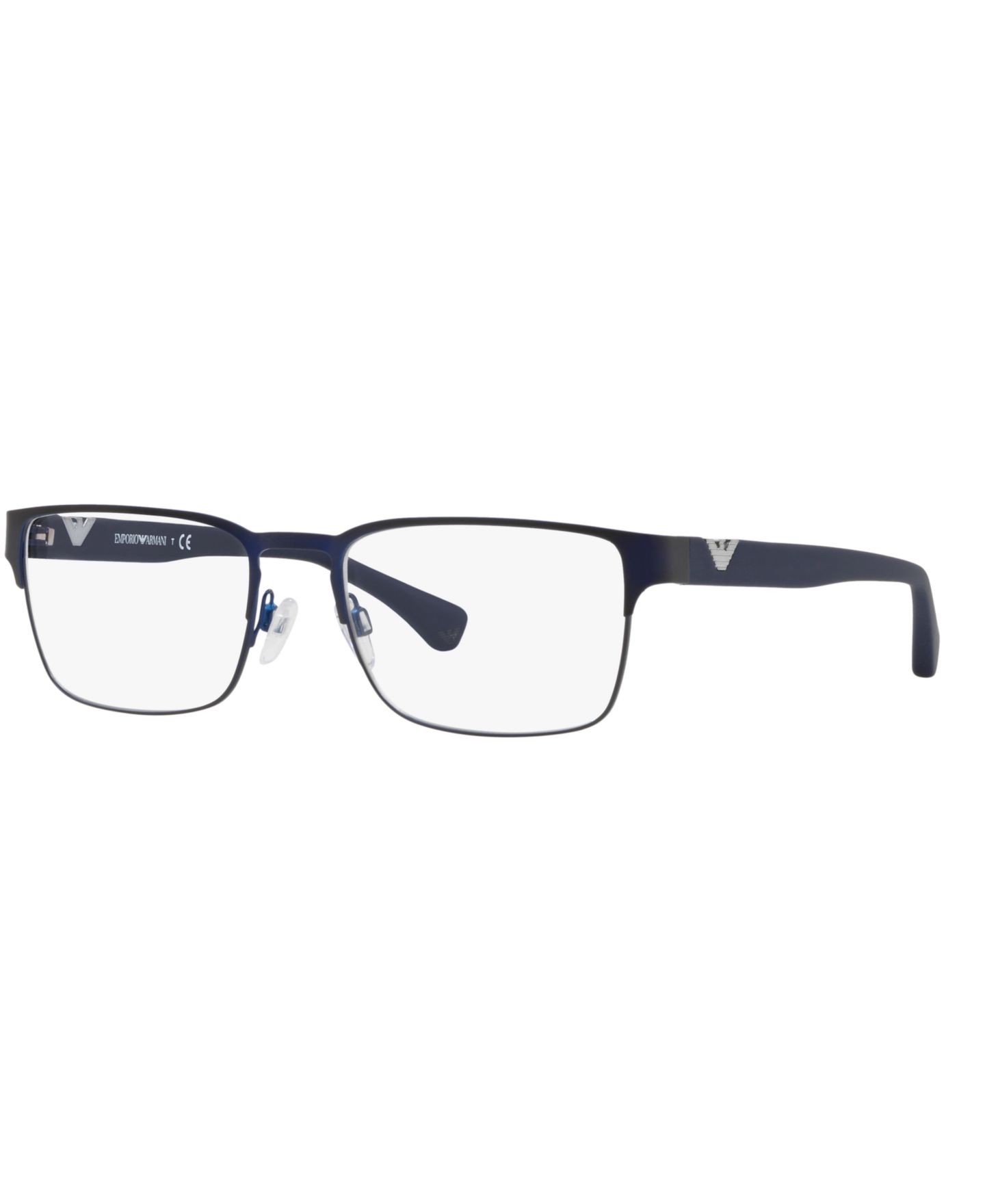 Мужские очки Emporio Armani Square Eyeglasses, EA1027, цвет: Матовый синий — фото 1