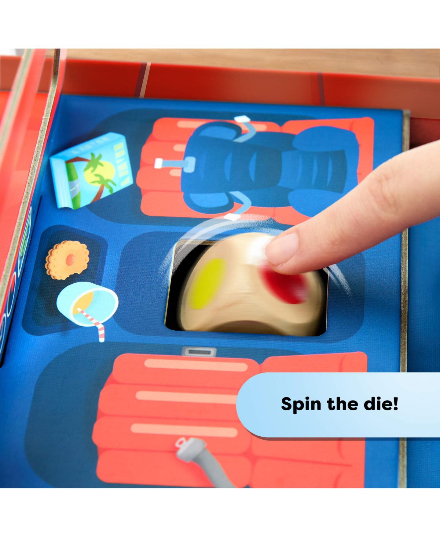 Детская настольная игра Haba Hello Vacation Color-Matching Board Game, Ages 2+, цвет: Красный — фото 5