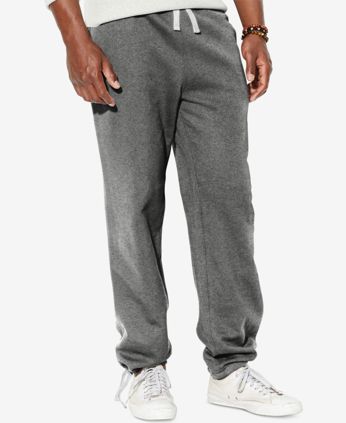 Shop Polo Ralph Lauren Men's Cotton-blend-fleece Pants In Sport Heather