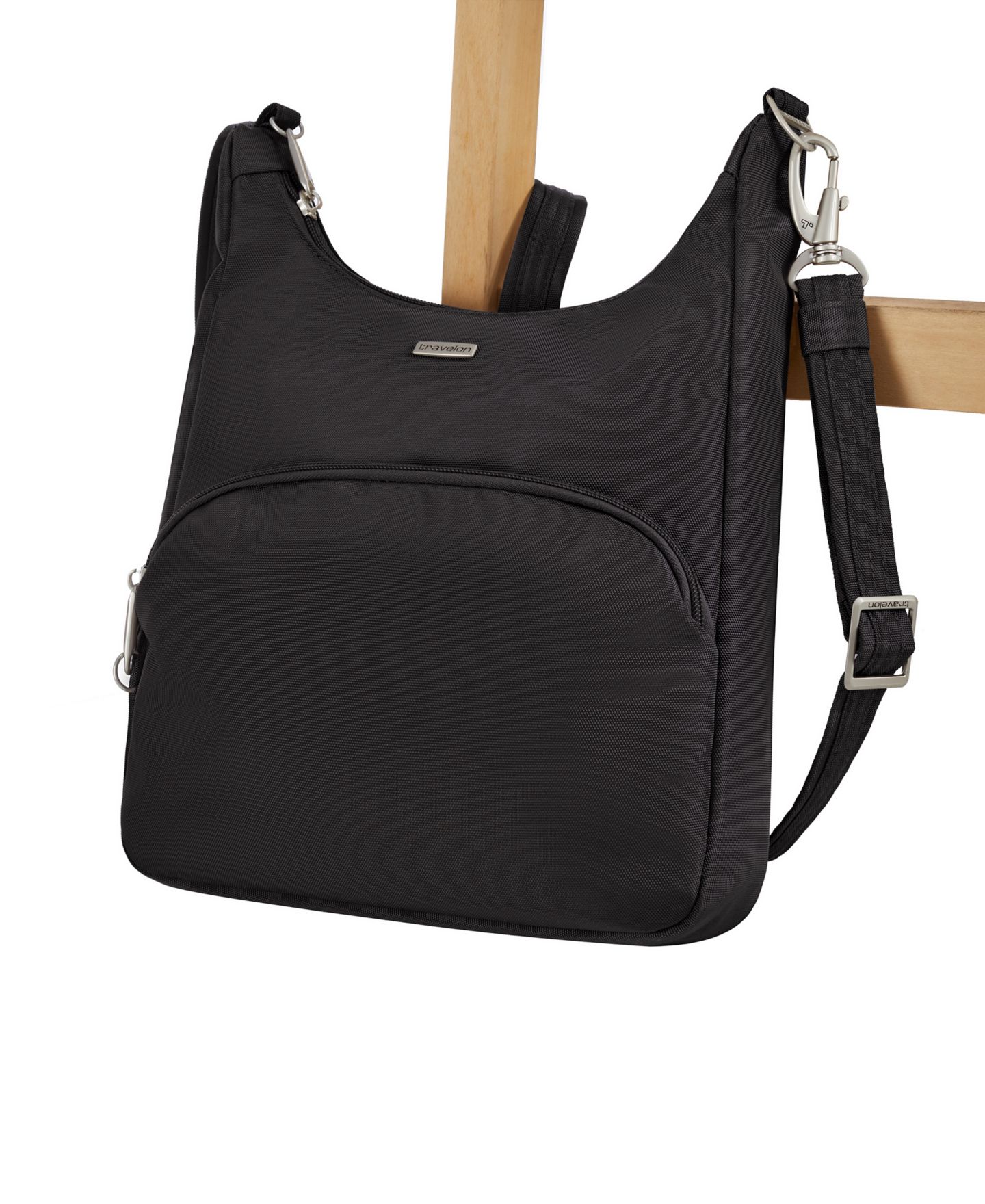 Сумка Travelon Anti-Theft Classic Messenger, цвет: Чёрный — фото 10