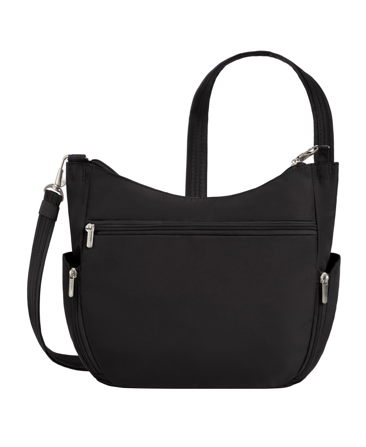 Женская сумка Travelon Anti-Theft Classic Crossbody Bucket, цвет: Чёрный — фото 1