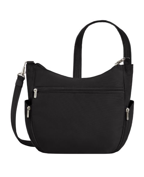 Женская сумка Travelon Anti-Theft Classic Crossbody Bucket, цвет: Чёрный