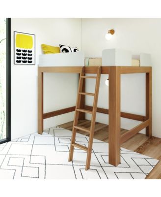 Mid-Century Modern High Loft Bed