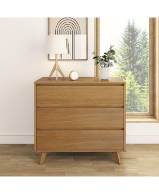 Max and Lily Max and Lily Solid Wood Scandinavian 3 Drawer Dresser