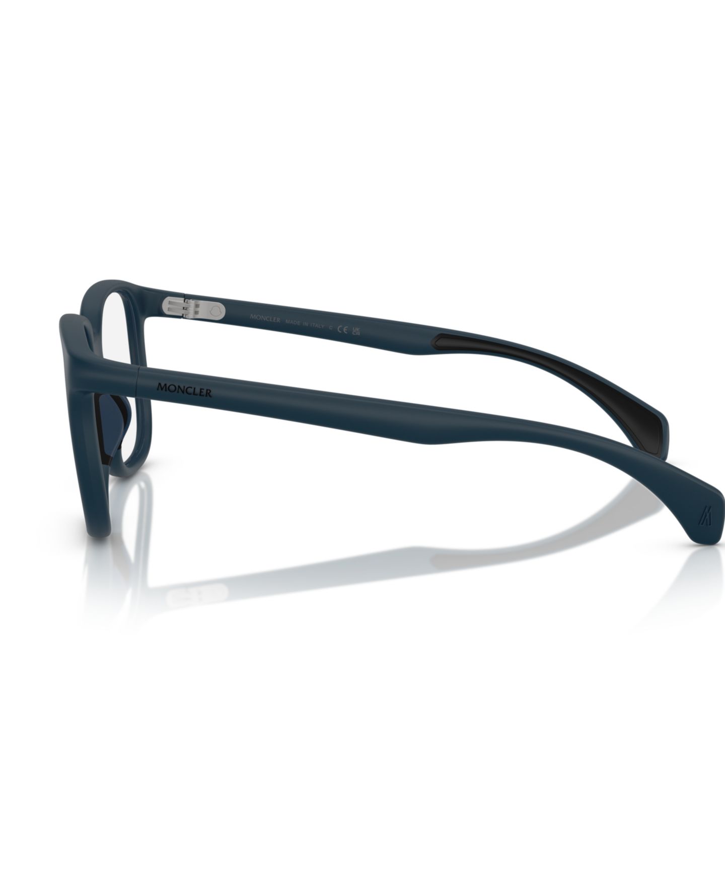 Очки Moncler Square Unisex Eyeglasses, ME3003, цвет: Матовый синий — фото 2