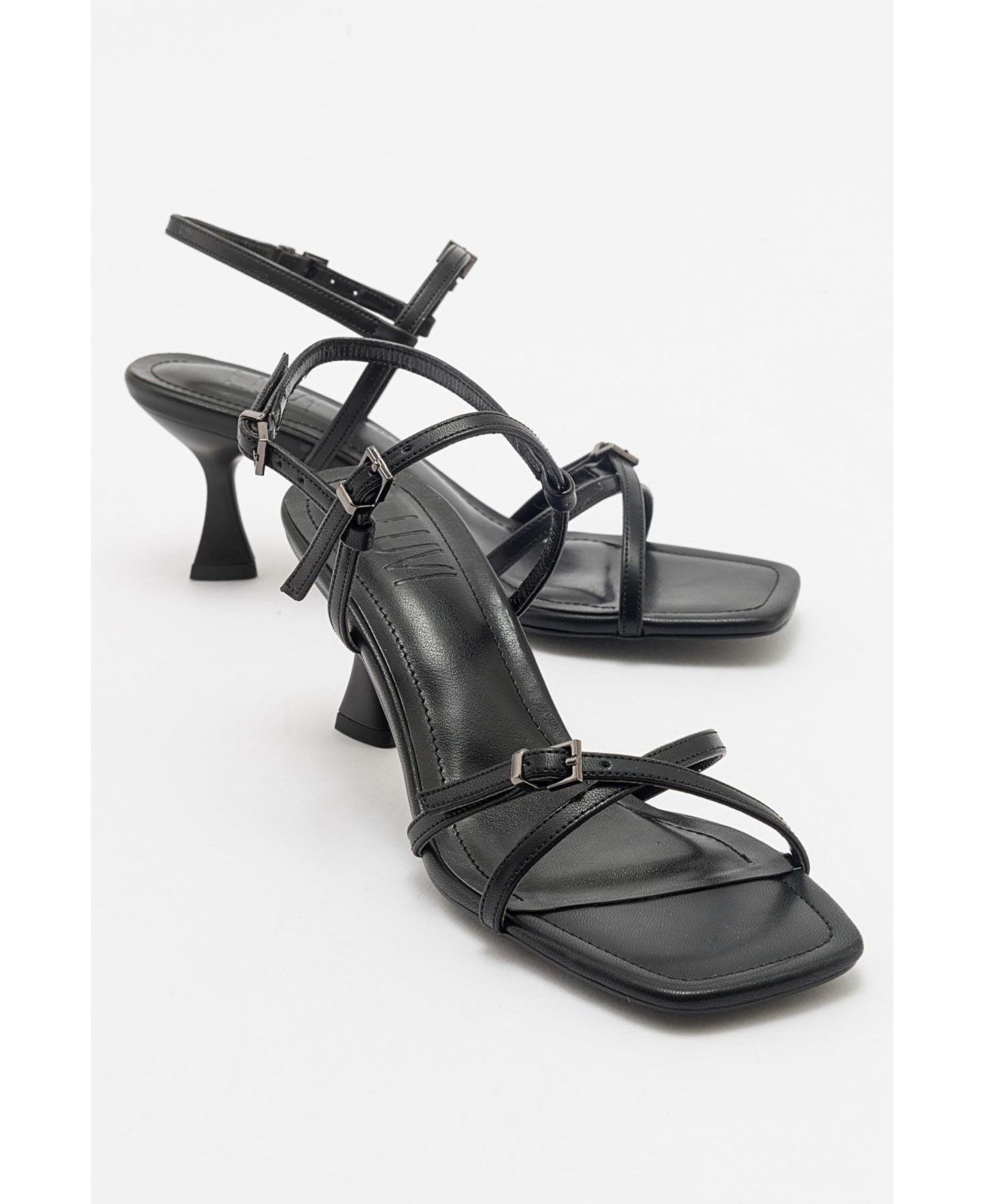 Женские сандалии Prologue Shoes Nebel Strappy Stiletto, цвет: Чёрный — фото 3