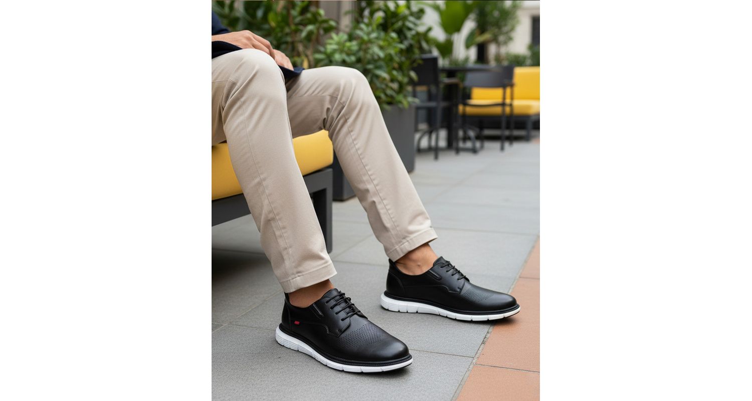 Edward Street Hands-Free Slip On Technology Perforated Oxfords