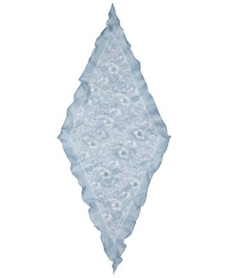 Tonal Floral Small Diamond Scarf