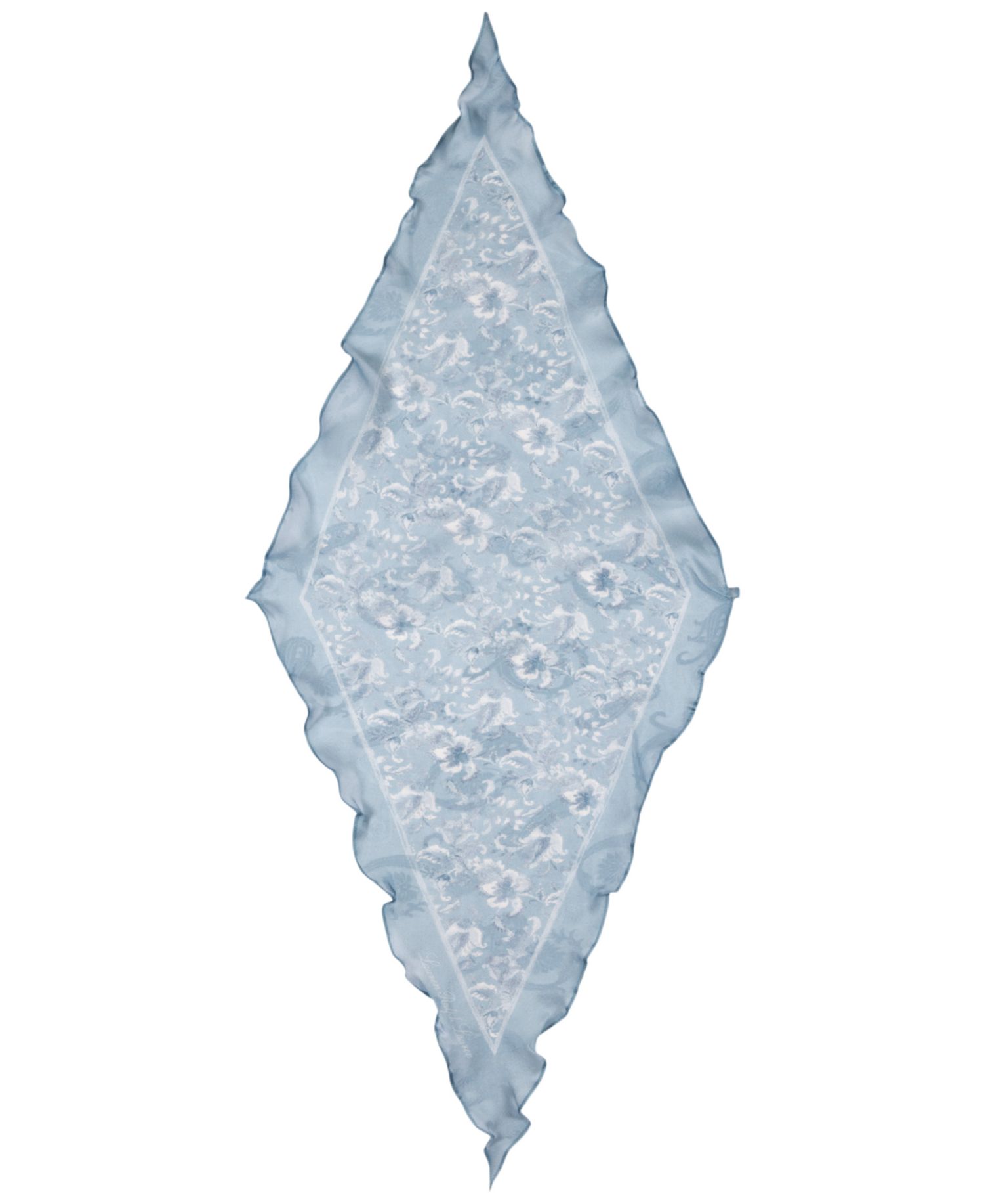 Tonal Floral Small Diamond Scarf