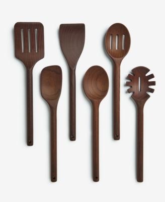 Toasted Beechwood 6-Piece Utensil Set