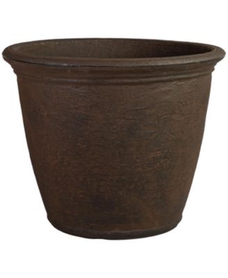 Weather-Resistant Double-Walled Anjelica Outdoor Flower Pot Planter - 20"