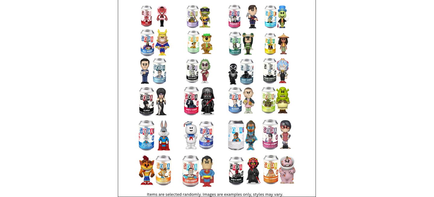 Детские фигурки Funko Soda Blind Box Figures, 2-Piece Set, Ages 4+ — фото 4