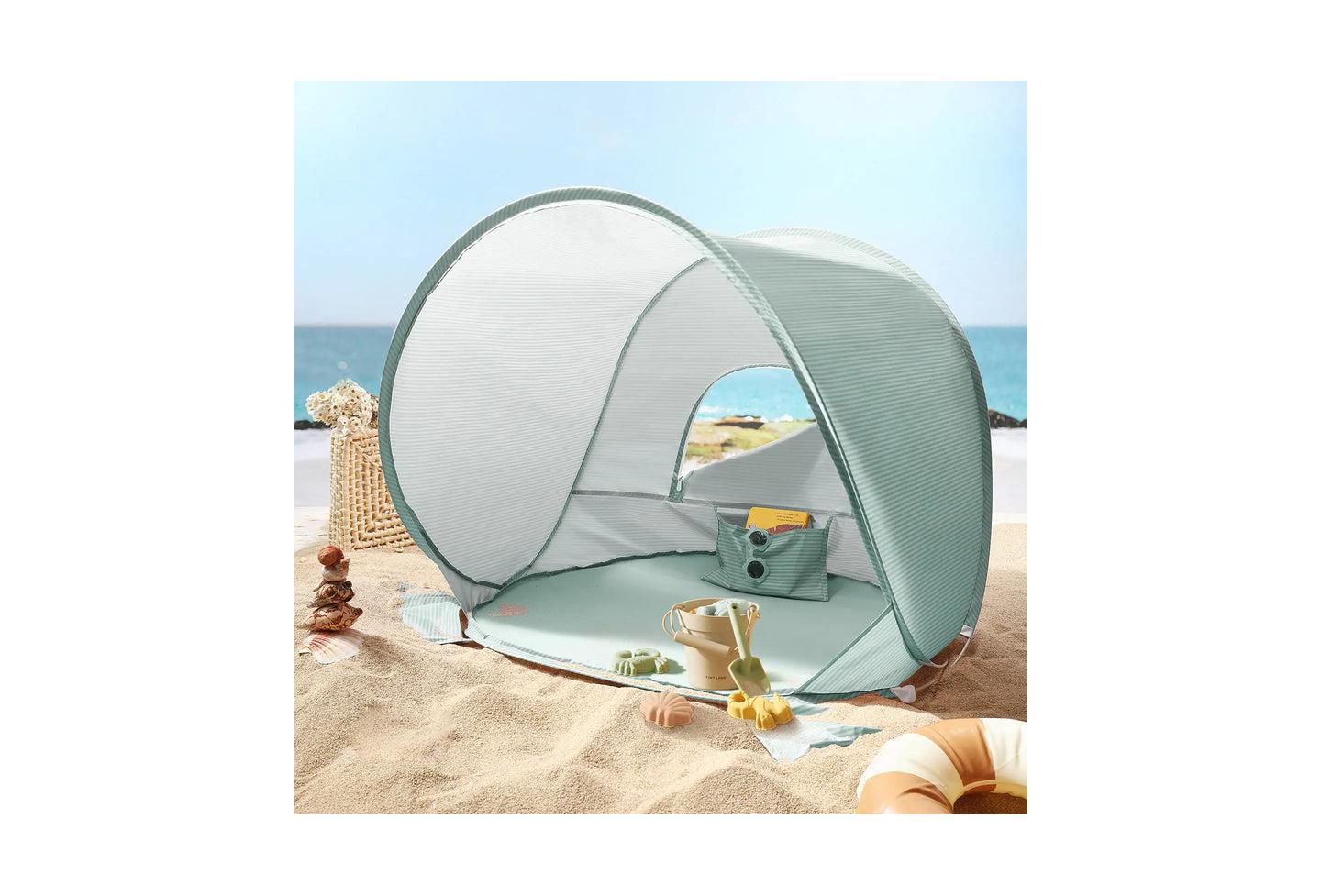 Детские игрушки Tiny Land One-Stop Beach Tent Set - Play Tent for Outdoor Fun, цвет: Зелёный — фото 1
