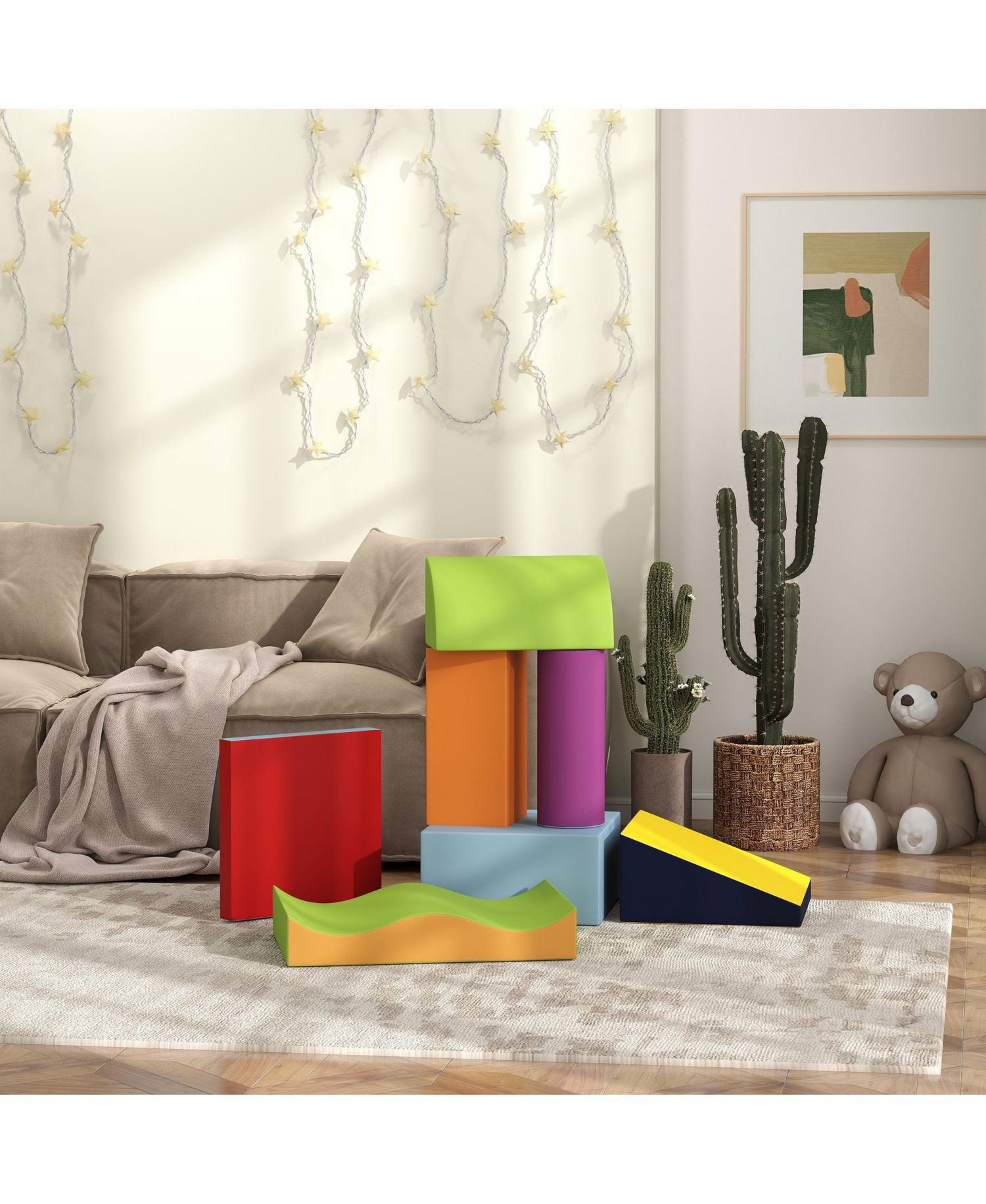Ages 1-3 7-Piece Soft Climbing Playset