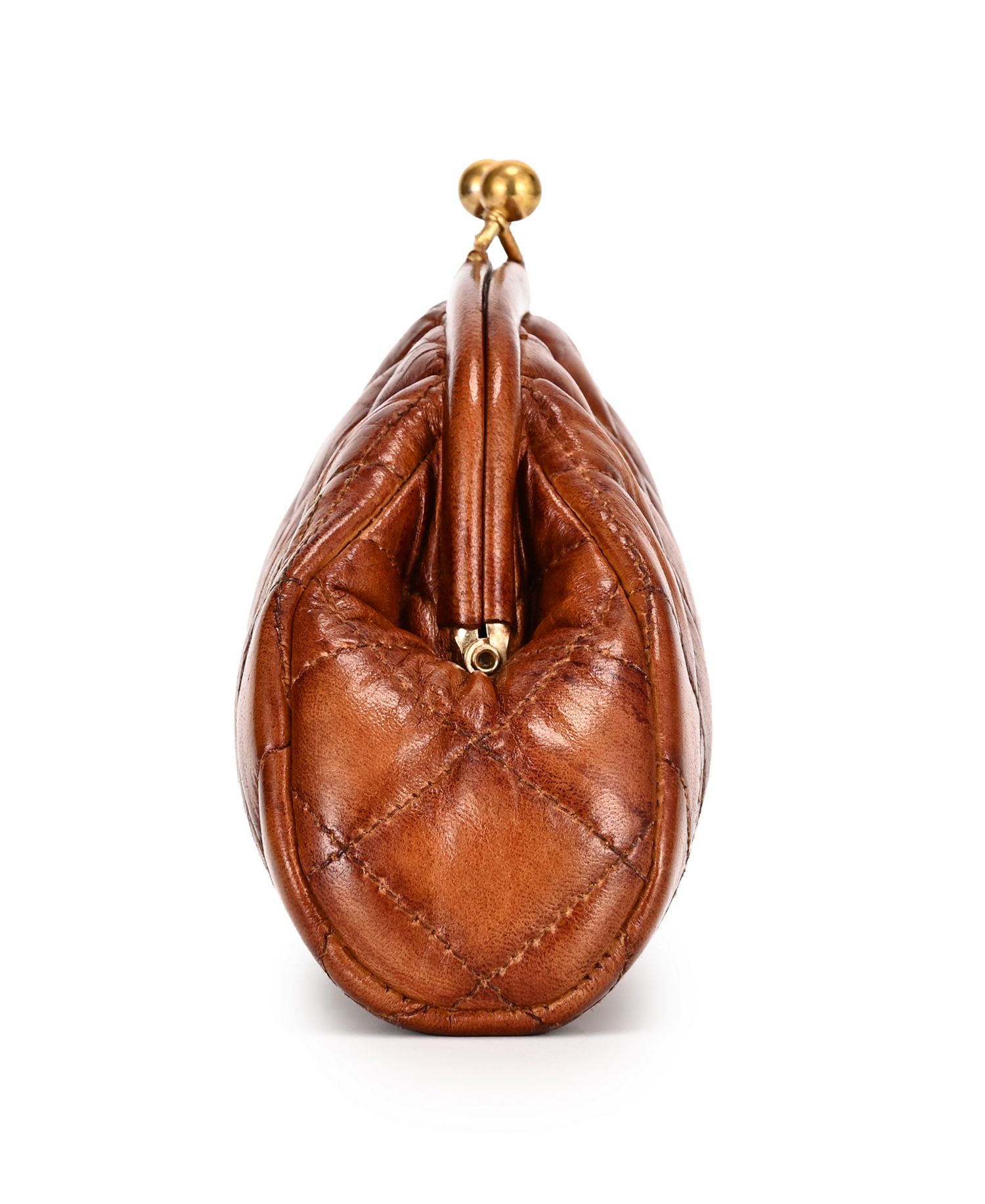 Petunia Quilted Mini Beauty Clutch Handbag
