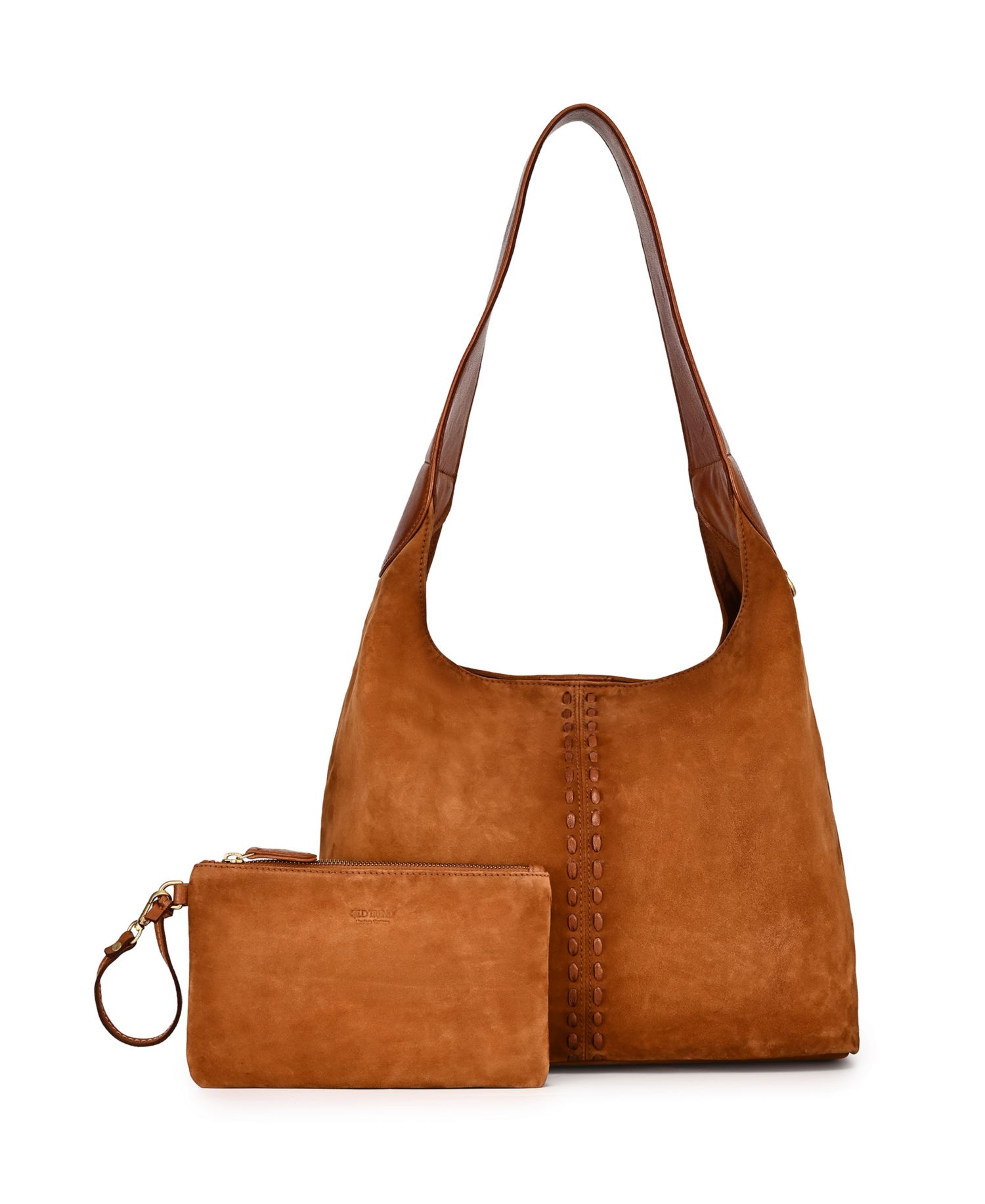 Hydrangea Medium Vintage Ombre Hobo Handbag
