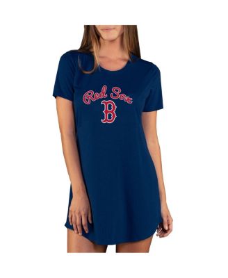 Women's Navy Boston Red Sox Marathon Knit Nightshirt