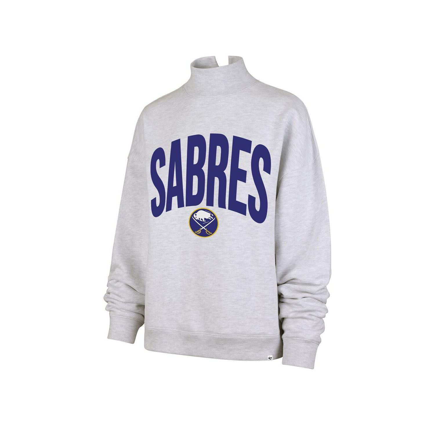 Women's Heather Gray Buffalo Sabres Subtle Muse Sweatshirt