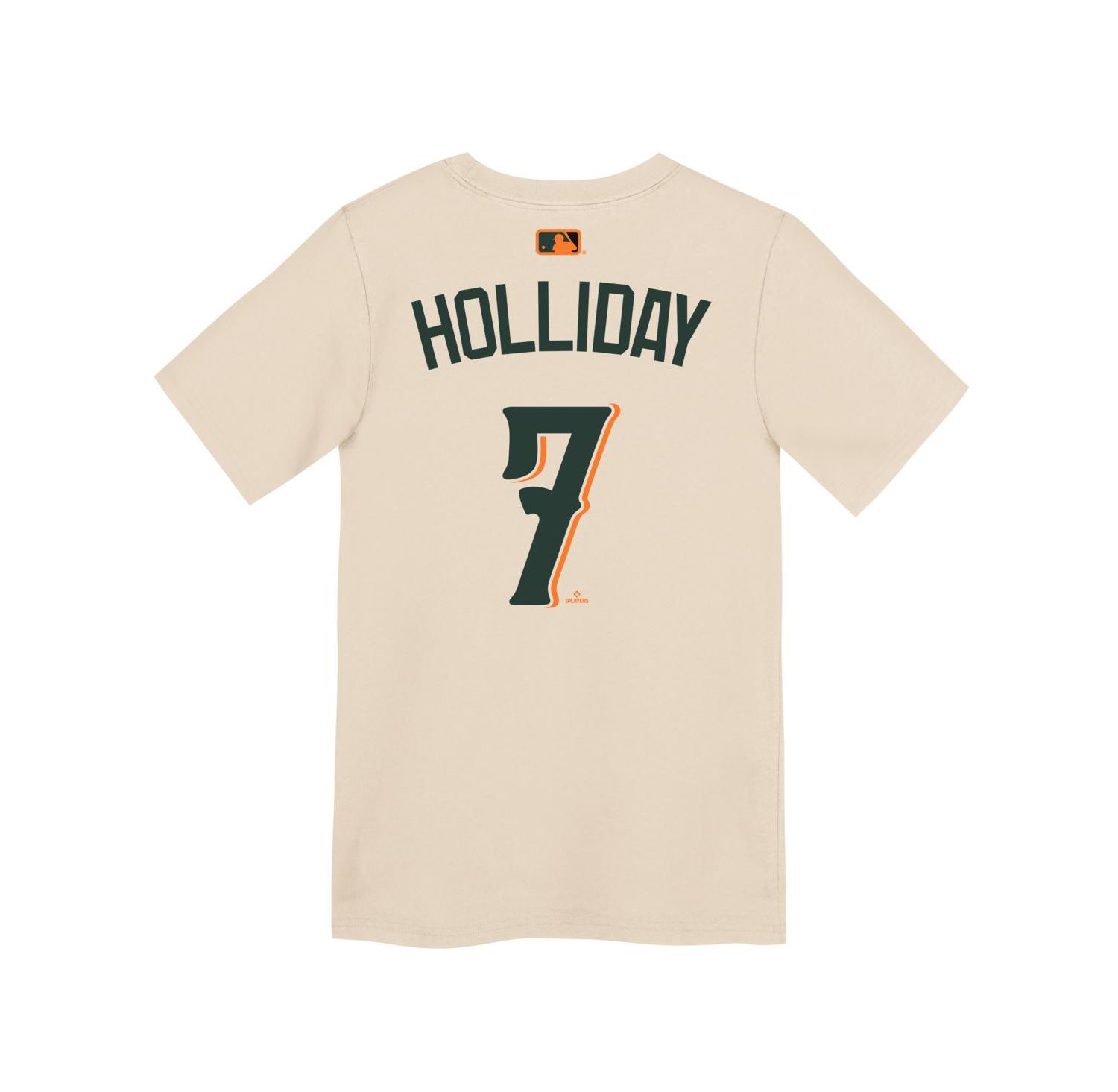 Preschool Jackson Holliday Cream Baltimore Orioles 2026 City Connect Name & Number T-Shirt