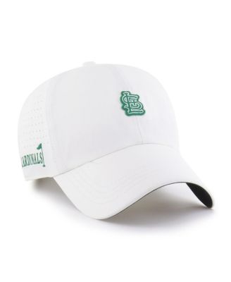 Men's White St. Louis Cardinals Elevated Greens Clean Up Adjustable Hat