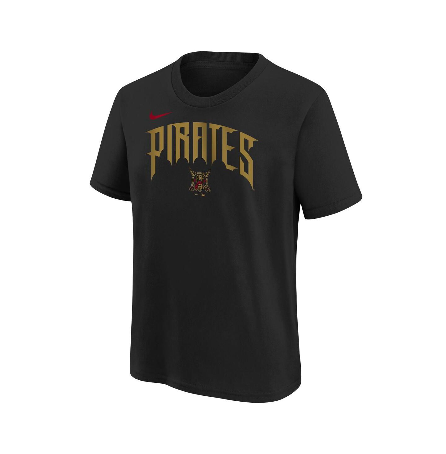 Детская футболка Nike Black Pittsburgh Pirates 2026 City Connect Wordmark — фото 3