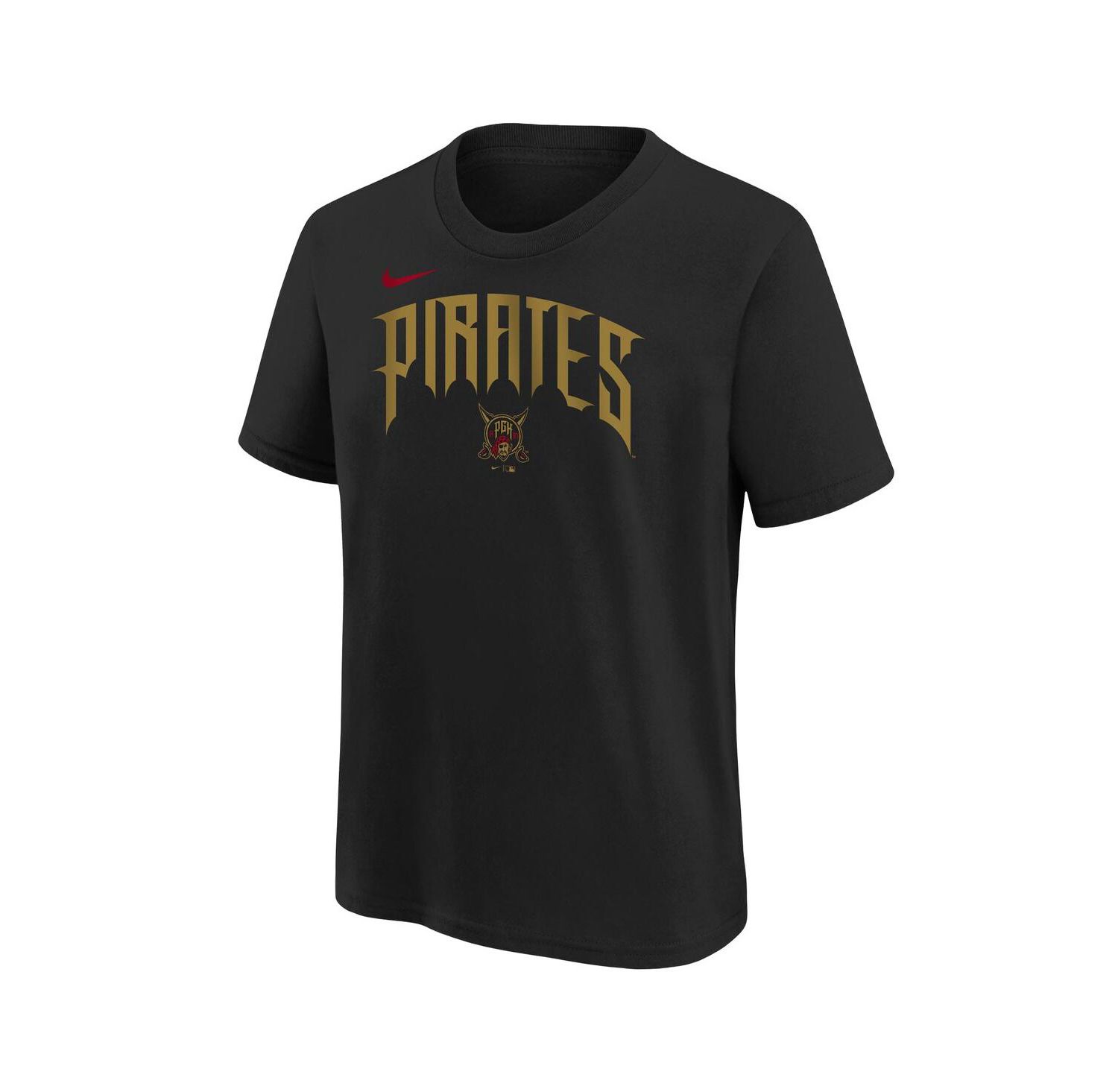 Big Boys and Girls Black Pittsburgh Pirates 2026 City Connect Wordmark T-Shirt