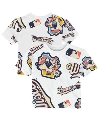 Baby Boys and Girls White Milwaukee Brewers 2026 City Connect Game Day T-Shirt