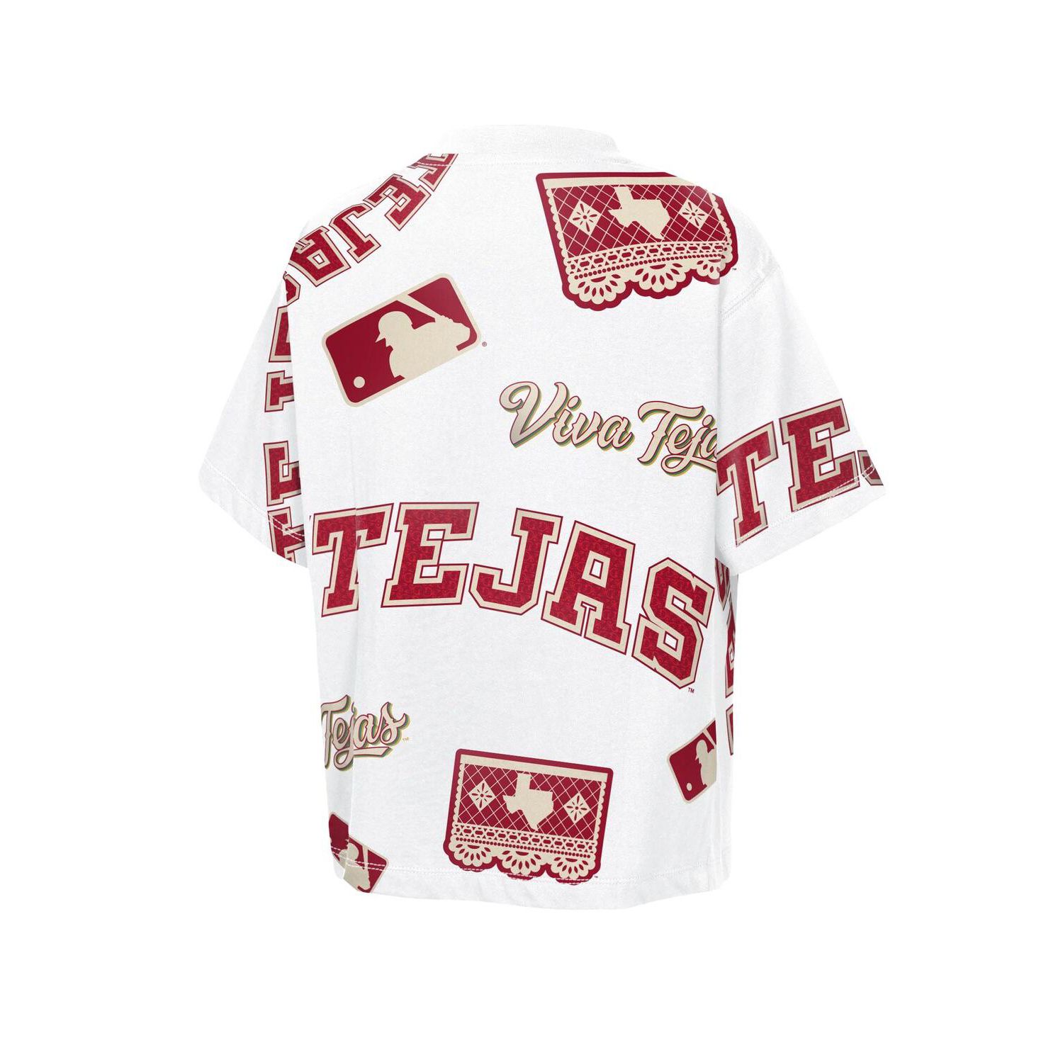 Big Boys and Girls White Texas Rangers 2026 City Connect Circus Catch T-Shirt