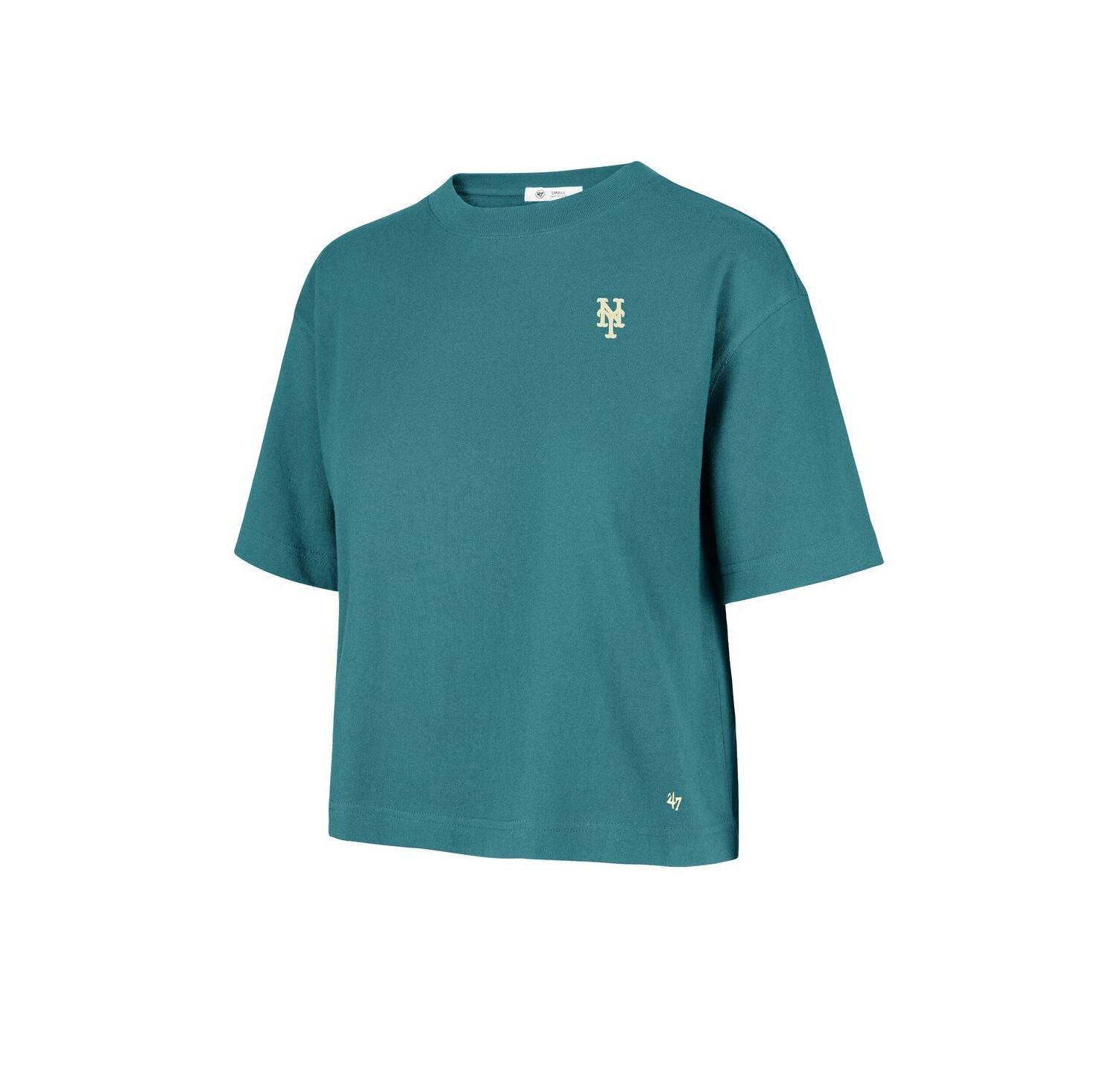 Women's Teal New York Mets Contemporary Basics Leon City T-Shirt