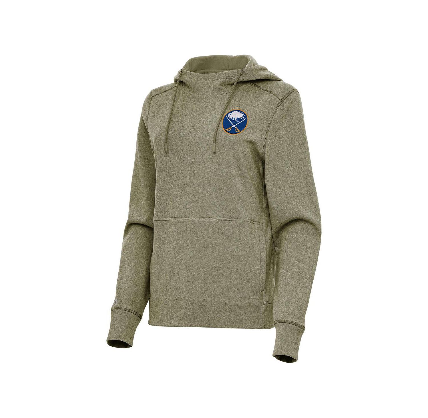 Women's Olive Buffalo Sabres Justice Pullover Hoodie