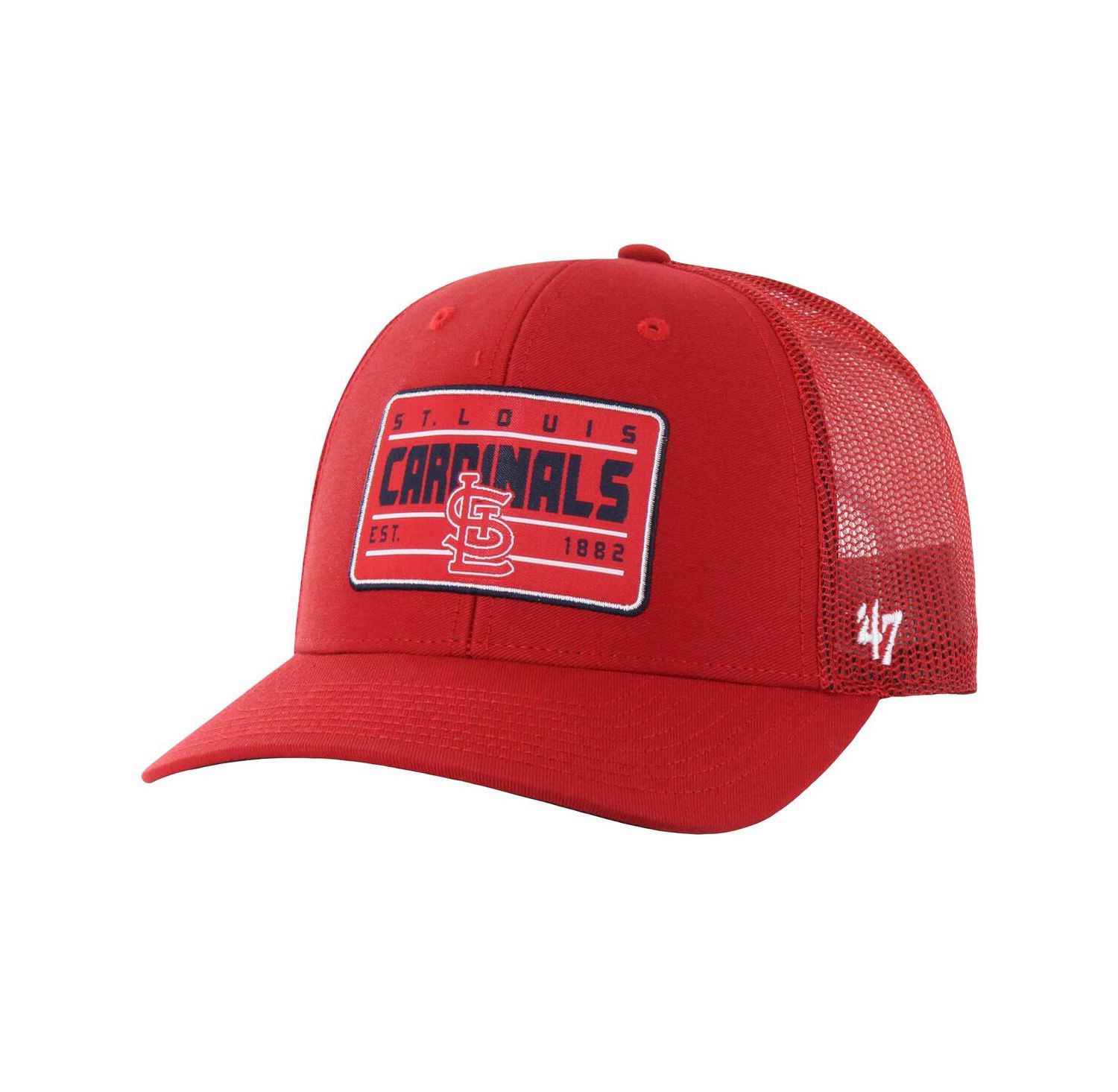 Men's Red St. Louis Cardinals Hardline Trucker Adjustable Hat