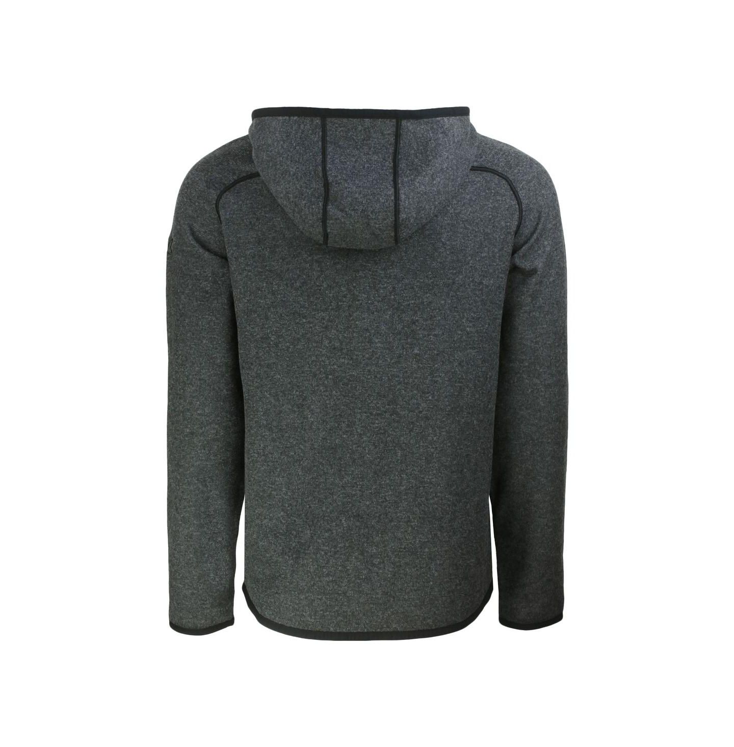 Мужская куртка Cutter & Buck Heather Charcoal San Francisco Giants Mainsail Full-Zip Hooded — фото 2