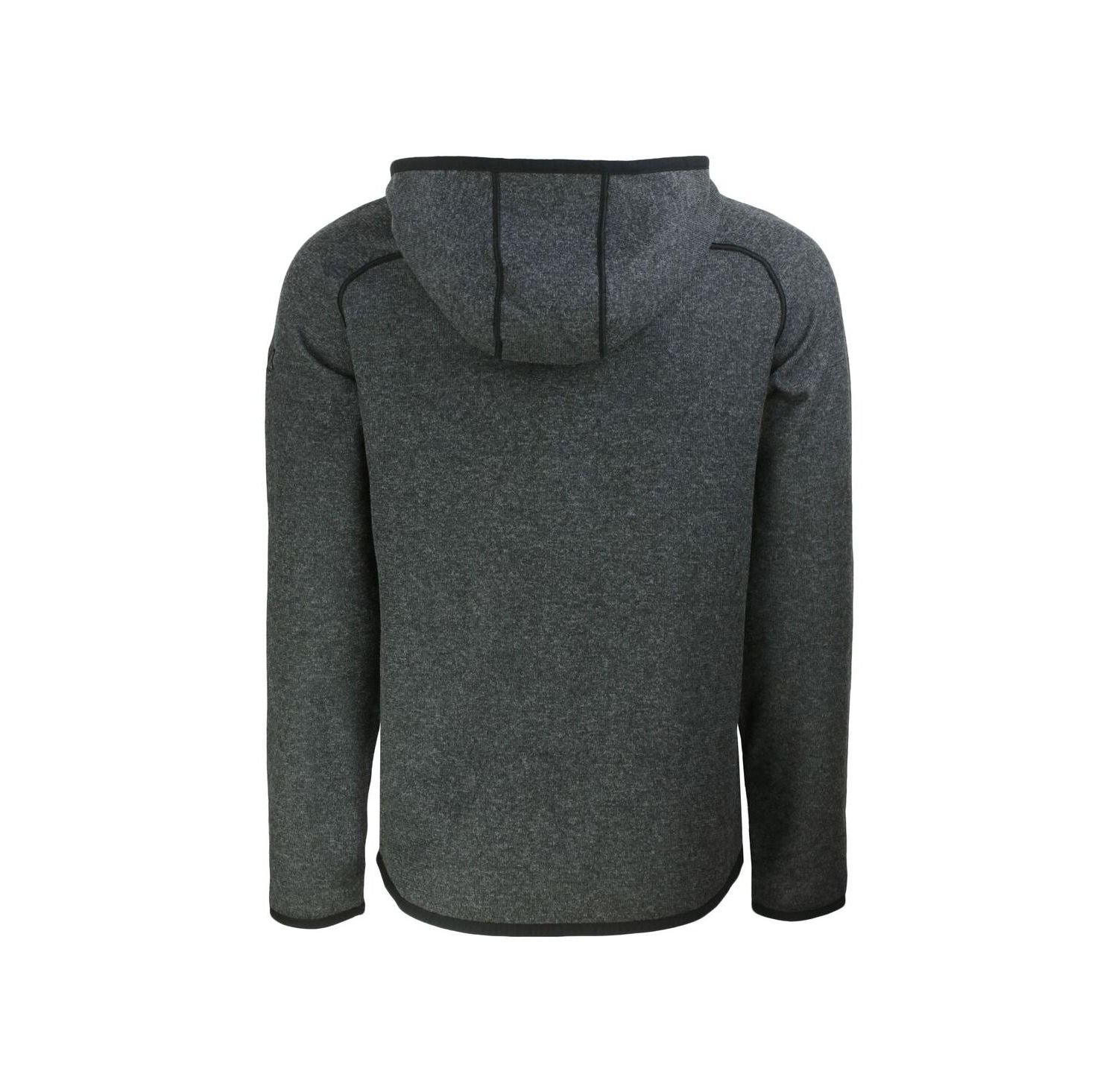 Men's Heather Charcoal San Francisco Giants Mainsail Full-Zip Hooded Jacket