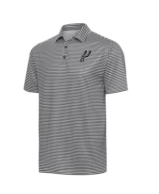 Men's Black San Antonio Spurs Skills Polo Shirt