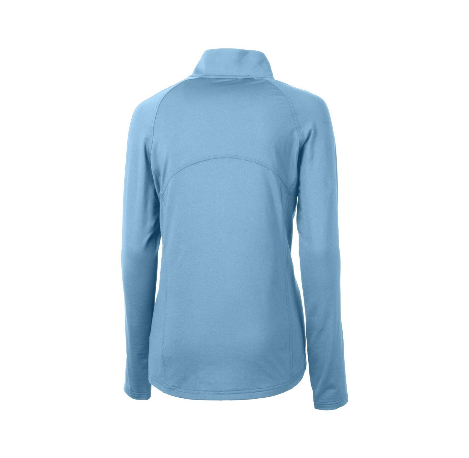 Women's Carolina Blue North Carolina Tar Heels Alumni Adapt Eco Knit Stretch Half-Zip Pullover Top