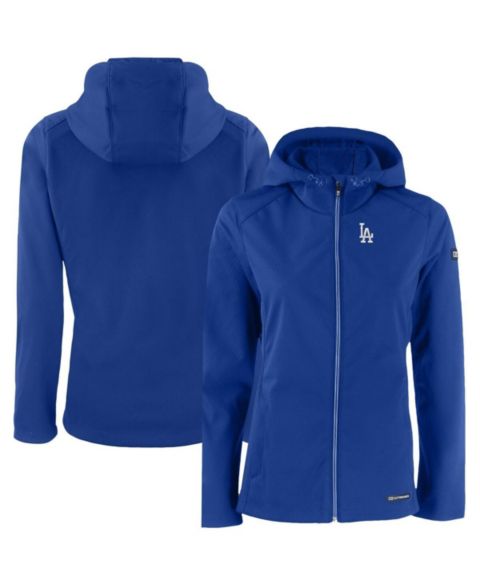 Женские куртки Cutter & Buck Women's Royal Los Angeles Dodgers Evoke Eco Softshell Full-Zip Jacket