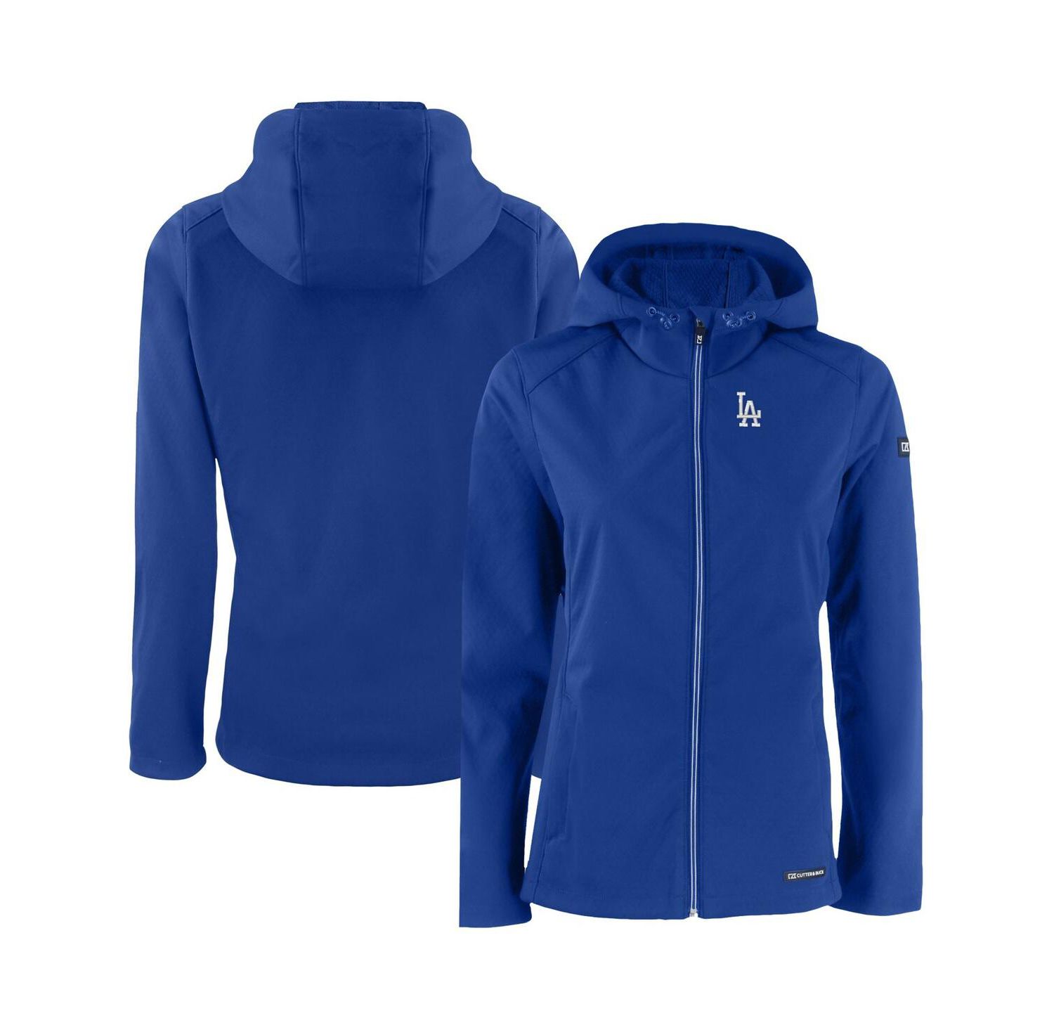 Women's Royal Los Angeles Dodgers Evoke Eco Softshell Full-Zip Jacket
