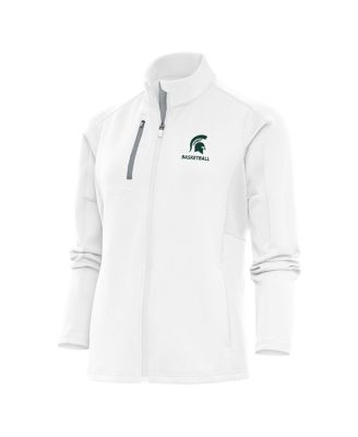 Women's White Michigan State Spartans Basketball Generation Full-Zip Jacket